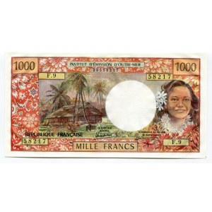 Tahiti 1000 Francs 1985 (ND)
