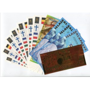 World Lot of 12 Fantasy Banknotes 1999 - 2012