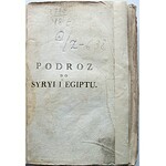 VOLNEY P. Podróż do Syryi i Egiptu odbyta w roku 1783. 1784. i 1785. Z dwiema mappami i 4ma kopersztychami...