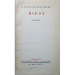 OSSENDOWSKI F. ANTONI. Biesy. Powieść. Poznań [1937]. Wydawnictwo Polskie . Druk. P. Mitręgi, Cieszyn...