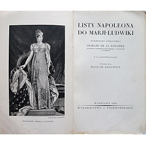 [NAPOLEON]. Listy Napoleona do Marji - Ludwiki...