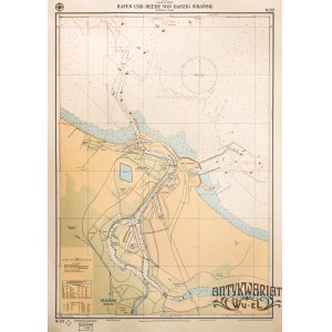 GDAŃSK. Plan Nowego Portu i Portu Północnego w 1977 r.; Nr 59, Deutschen Hydrographischen Institu …