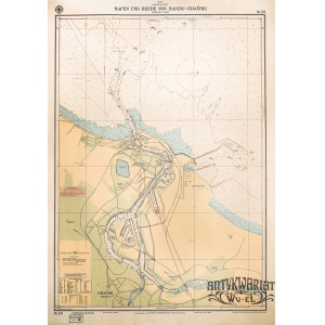 GDAŃSK. Plan Nowego Portu i Portu Północnego w 1980 r.; Nr 59, Deutschen Hydrographischen Institu …