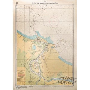 GDAŃSK. Plan Nowego Portu i Portu Północnego w 1986 r.; Nr 59, Deutschen Hydrographischen Institu …