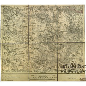 DZIAŁDOWO. Topograficzna mapa okolic Działdowa (na północy), na południu miejscowość Pod- krajewo …