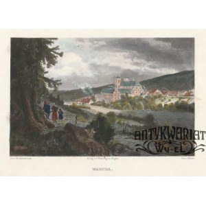 BARDO. Panorama miasta; ryt. Kaspar Ulrich Huber, rys. Theodor Blätterbauer; pochodzi z: Franz Sc …