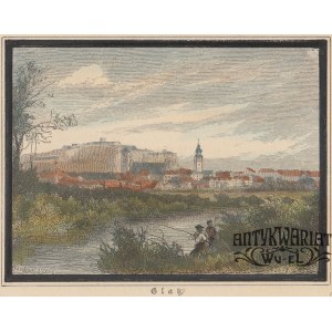 KŁODZKO. Panorama miasta; ryt. H. Klitzsch i W. Rochlitzer, rys. Theodor Blätterbauer; pochodzi z …