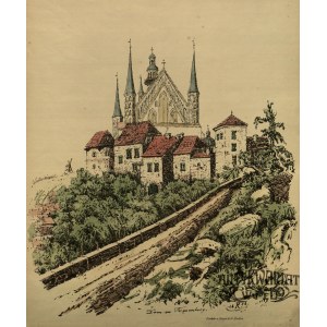 FROMBORK. Archikatedra; H. Kalnicke (?), druk. Engel & Co., Berlin 1858; na verso nieaktualna pie …
