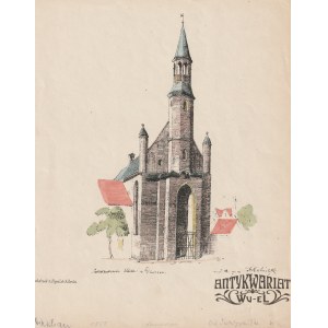 TCZEW. Kościół św. Stanisława Kostki (dawniej protestancki); H. Kalnicke (?), druk. Engel & Co., …