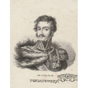 PONIATOWSKI, JÓZEF ANTONI Poniatowskiego (1763-1813). Portret naczelnego wodza Wojsk Polskich Ksi …