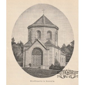 ANTONIN. Kaplica grobowa Radziwiłłów (kościół Matki Boskiej Ostrobramskiej); ok. 1850; drzew. s …