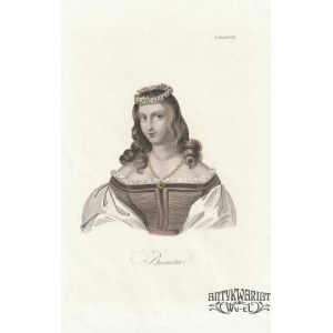 BIRUTA (zm. 1382). Portret księżnej z XIV wieku (według legendy, zanim została żoną wielkiego ksi …