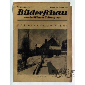 WILNO. Wilnaer Zeitung, nr 56, 26 lutego 1917, druk i wyd. Wilnaer Zeitung. M. in. informacja o w …