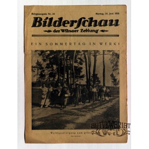 WILNO, WERKI. Bilderschau der Wilnaer Zeitung, nr 26, 24 czerwca 1918, druk i wyd. Wilnaer Zei …