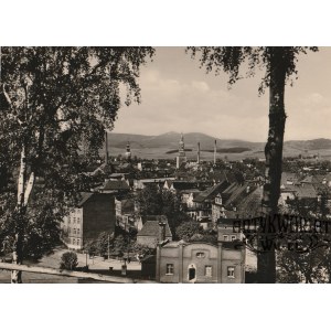 KAMIENNA GÓRA. Widok miasta; fot. niesygn., przed 1945; na verso odręczny opis ołówkiem: Landeshu …