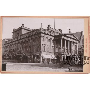 WROCŁAW. Dawny Teatr Miejski (obecnie Opera); fot. wykonana w atelier Königlich Sächsicher Hof-Photograph, …