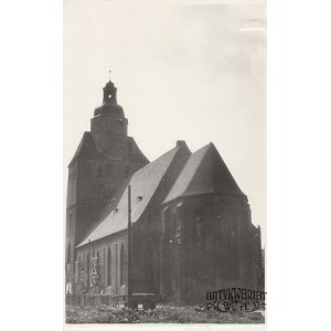 GORZÓW WIELKOPOLSKI. Katedra Wniebowzięcia NMP; sygn. autora nieczyt., 1955; na verso odręczny op …