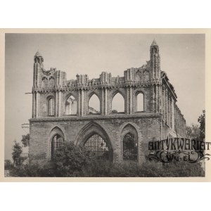 CHOJNA (pow. gryfiński). Ruiny ratusza staromiejskiego; fot. Włodzimierz Wojtkiewicz, VIII 1954; …