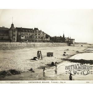 KORONOWO (ros. Зеленоградск). Promenada; pochodzi z teki: Königsberg, Berlin 1906; fot. cz.-b., s …