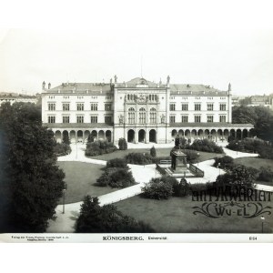 KRÓLEWIEC (ros. Калининград). Uniwersytet Albertyna; pochodzi z teki: Königsberg, Berlin 1906; fo …