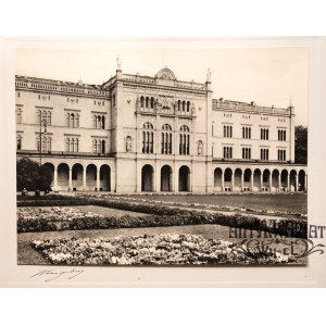 KRÓLEWIEC (ros. Калининград). Uniwersytet Albertyna; ok. 1925; fot. cz.-b., naklejona na arkusz p …