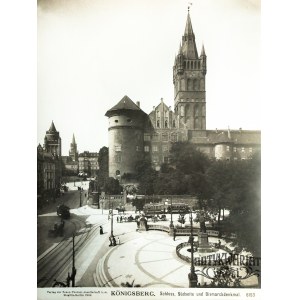 KRÓLEWIEC (ros. Калининград). Zamek; pochodzi z teki: Königsberg, Berlin 1906; fot. cz.-b., st. b …