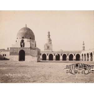 KAIR. Meczet Ahmada ibn Tuluna w dzielnicy al Kata’i; fot. P. Dittrich, lata 90. XIX w.; fot. sep …
