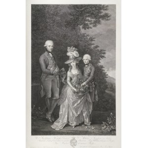 Cunego Domenico (1727 – 1803), Książę Fryderyk Wilhelm Pruski (później Fryderyk Wilhelm III król Prus), Fryderyka Luiza Wilhelmina Księżna Prus, Fryderyk Ludwig książę Pruski (dzieci Fryderyka Wilhelma II i Fryderyki Luizy), 1787