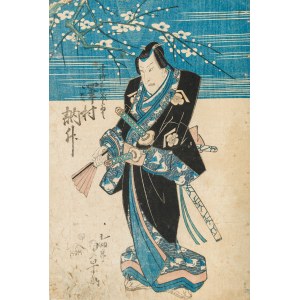Utagawa Sadakage (czynny w latach 1818 – 1844), Samuraj, pierwsza połowa XIX wieku