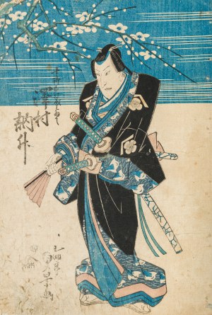 Utagawa Sadakage (czynny w latach 1818 – 1844), Samuraj, pierwsza połowa XIX wieku