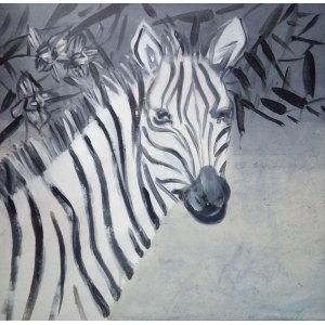 Katarzyna Kostecka, Zebra w szarościach, 2020