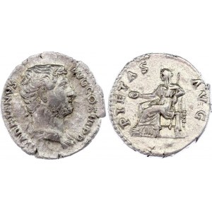 Roman Empire Denarius 134 - 138 AD