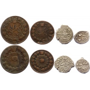 Iran Lot of 4 Coins 19th Century