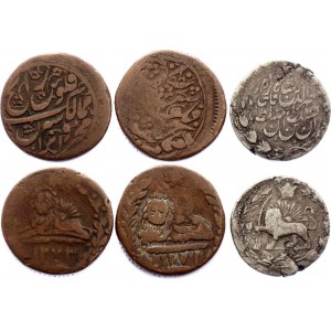 Iran Lot of 4 Coins 19th Century