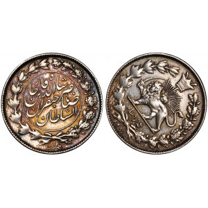 Iran 1000 Dinar AH 1298/7 Coaxiality 45°
