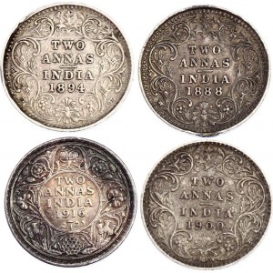 British India 4 x 2 Annas 1888 - 1916