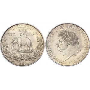 Ceylon 1 Rixdollar 1821