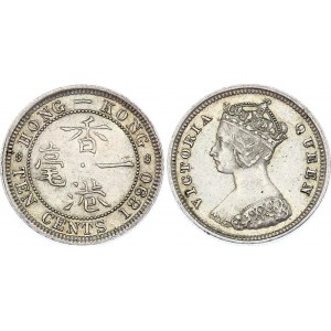 Hong Kong 10 Cents 1890