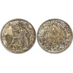 Indochina 1 Piastre 1887 A