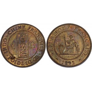 Indochina 1 Centime 1892 A