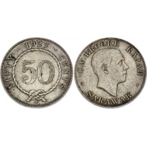 Sarawak 50 Cents 1927 H