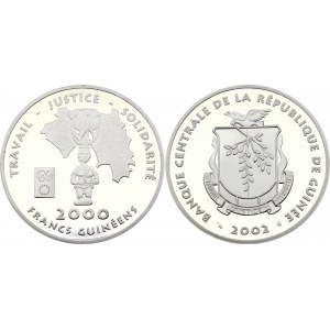 Papua New Guinea New Guinea 2000 Francs 2002 Rare