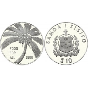 Samoa 10 Tala 1980