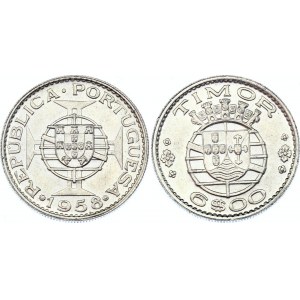 Timor 6 Escudos 1958