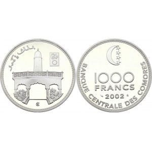 Comoros 1000 Francs 2002 Rare