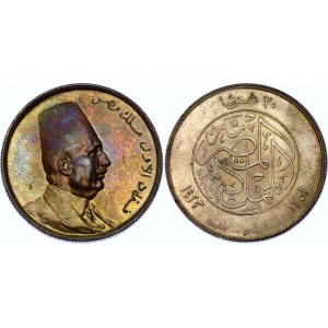 Egypt 20 Piastres 1923 AH 1341 H