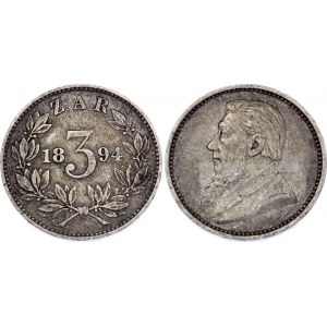 South Africa 3 Pence 1894