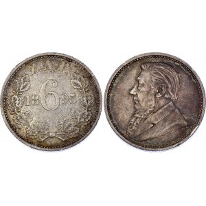 South Africa 6 Pence 1895