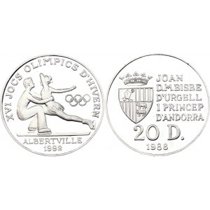 Andorra 20 Diners 1988