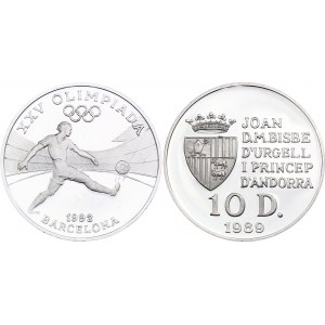 Andorra 10 Diners 1989